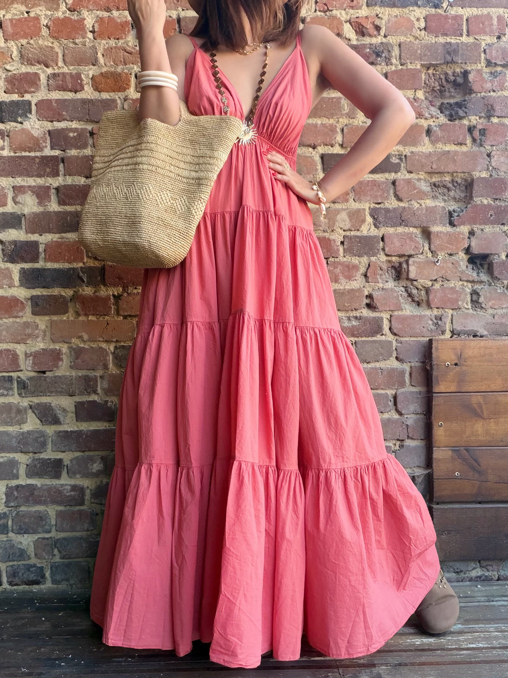 Robe soleil terracotta