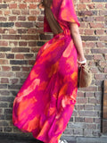 PRÉCOMMANDE - Robe colorée dos nu