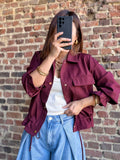 Veste bordeaux