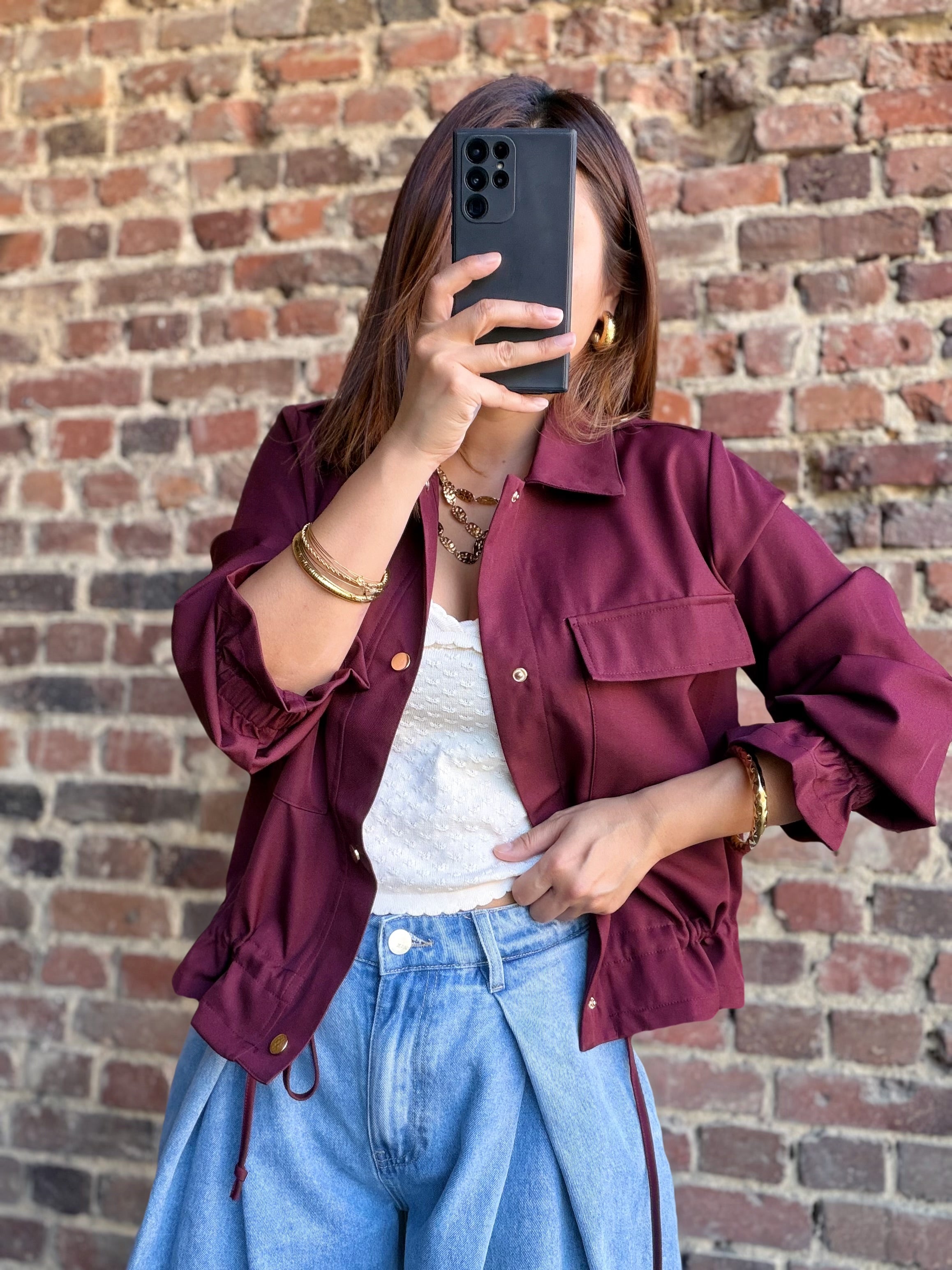 Veste bordeaux