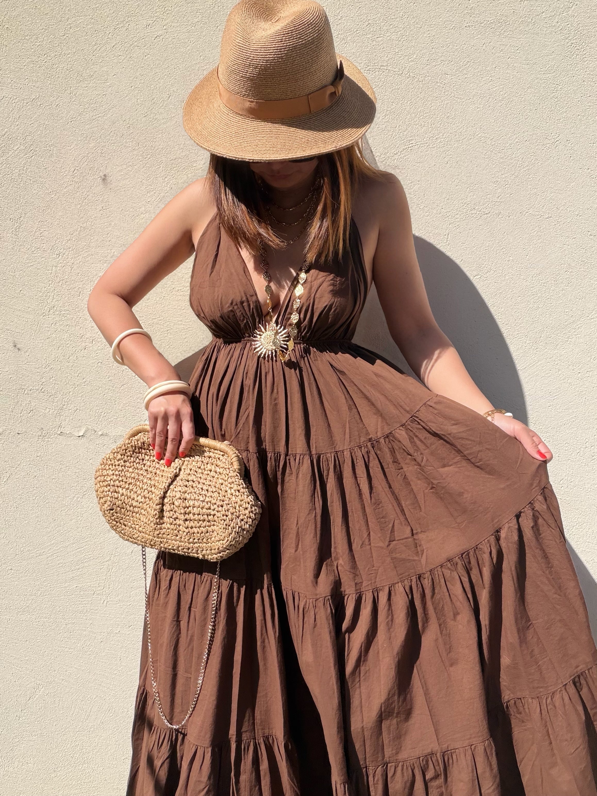 Robe soleil choco