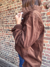 Charger l&#39;image dans la galerie, Chemisier velours choco

