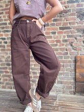 Charger l&#39;image dans la galerie, Jean ballon marron
