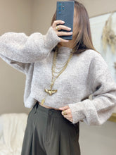 Charger l&#39;image dans la galerie, Pull taupe ( sans blouse intérieure)
