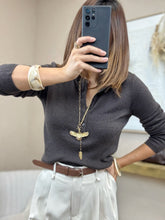 Charger l&#39;image dans la galerie, Pull fin choco
