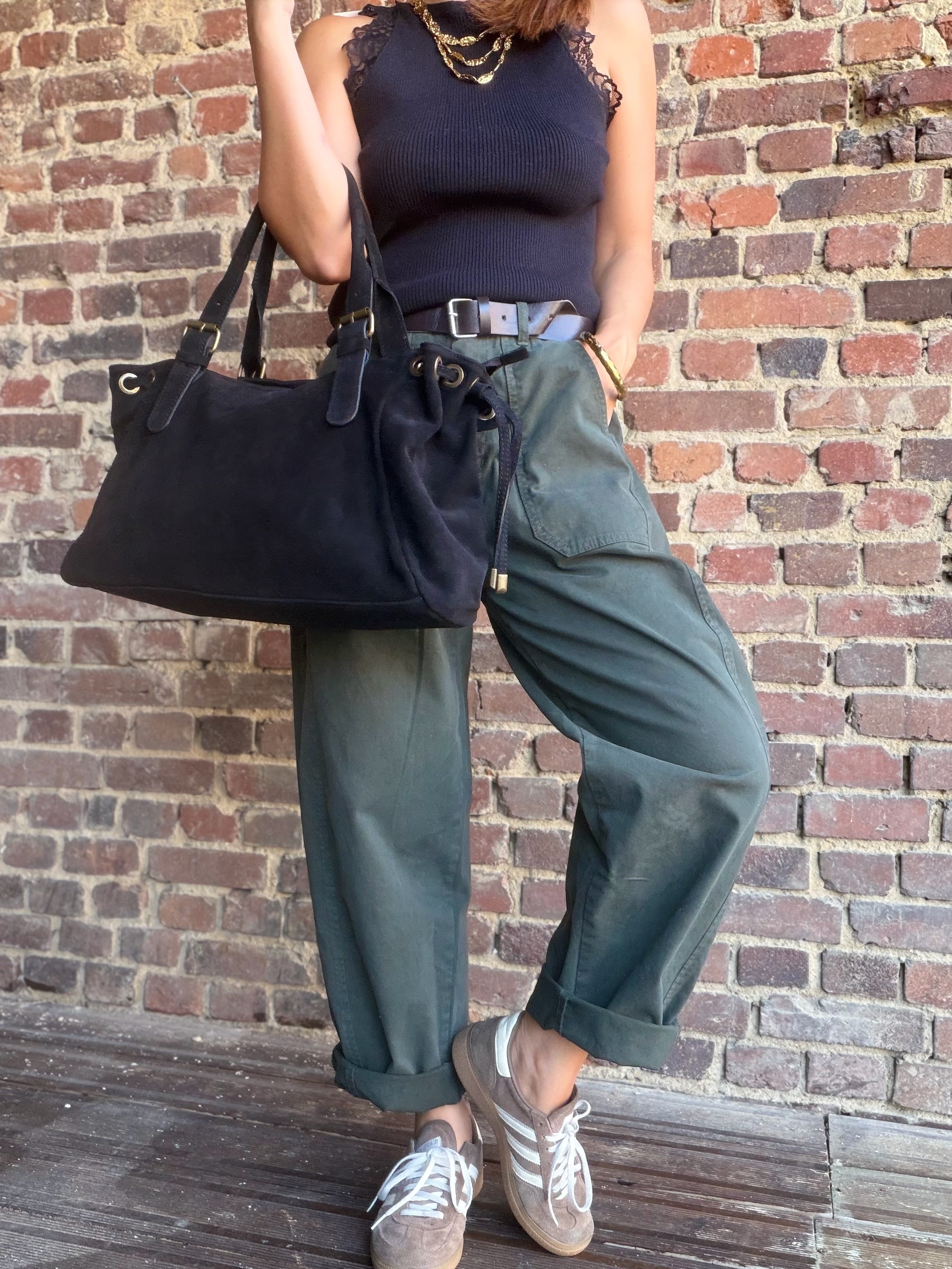 Pantalon ballon vert