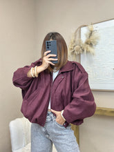 Charger l&#39;image dans la galerie, Veste imitation daim bordeaux

