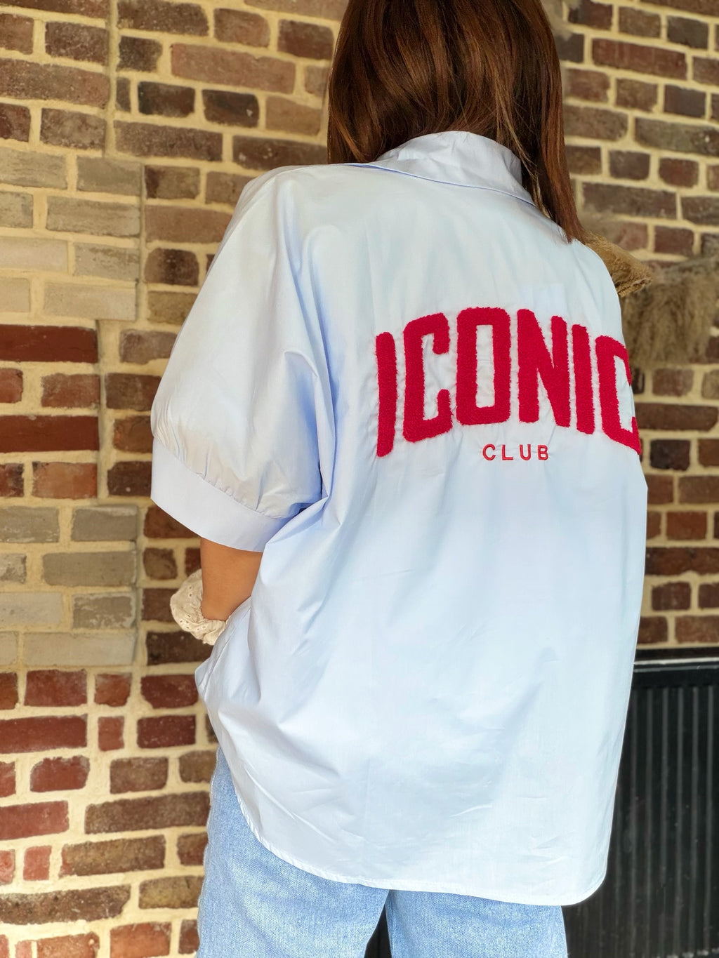 Chemisier bleu Iconic