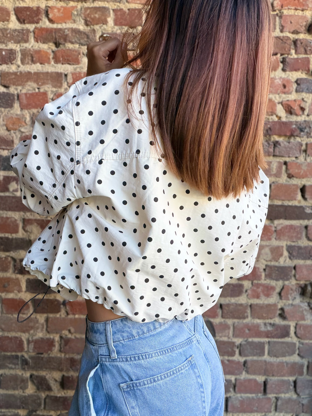 Veste à pois