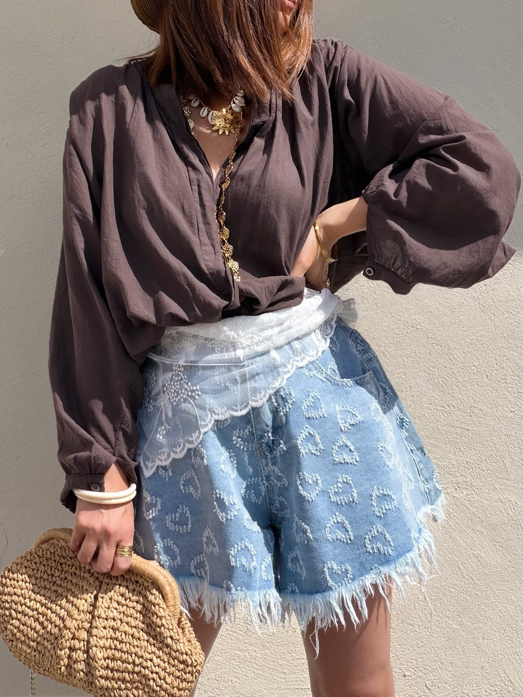 Blouse Choco manches longues