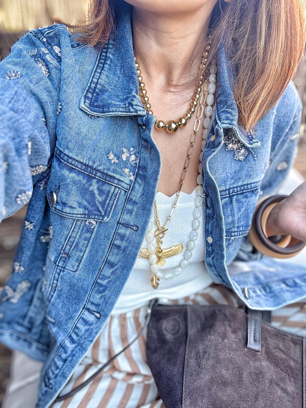 Veste en jean oversize