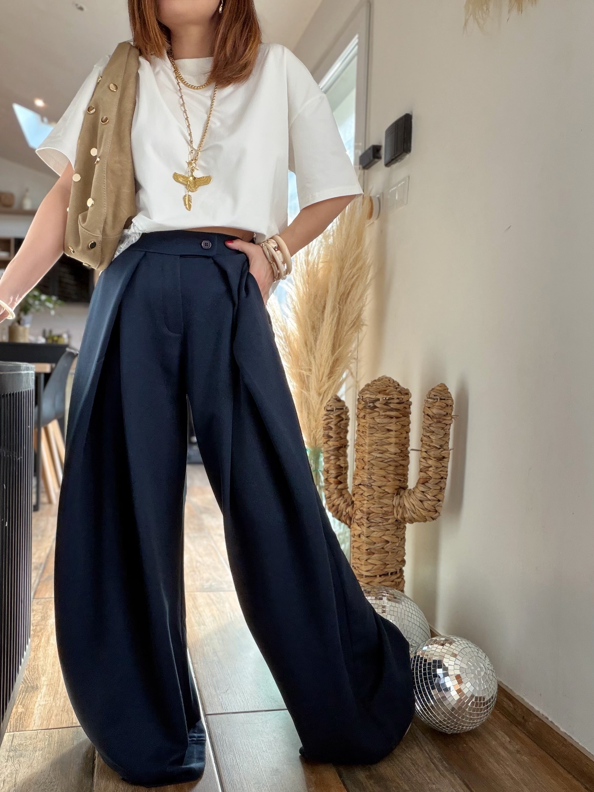 Pantalon bleu marine