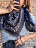 Écharpe Bandana noire