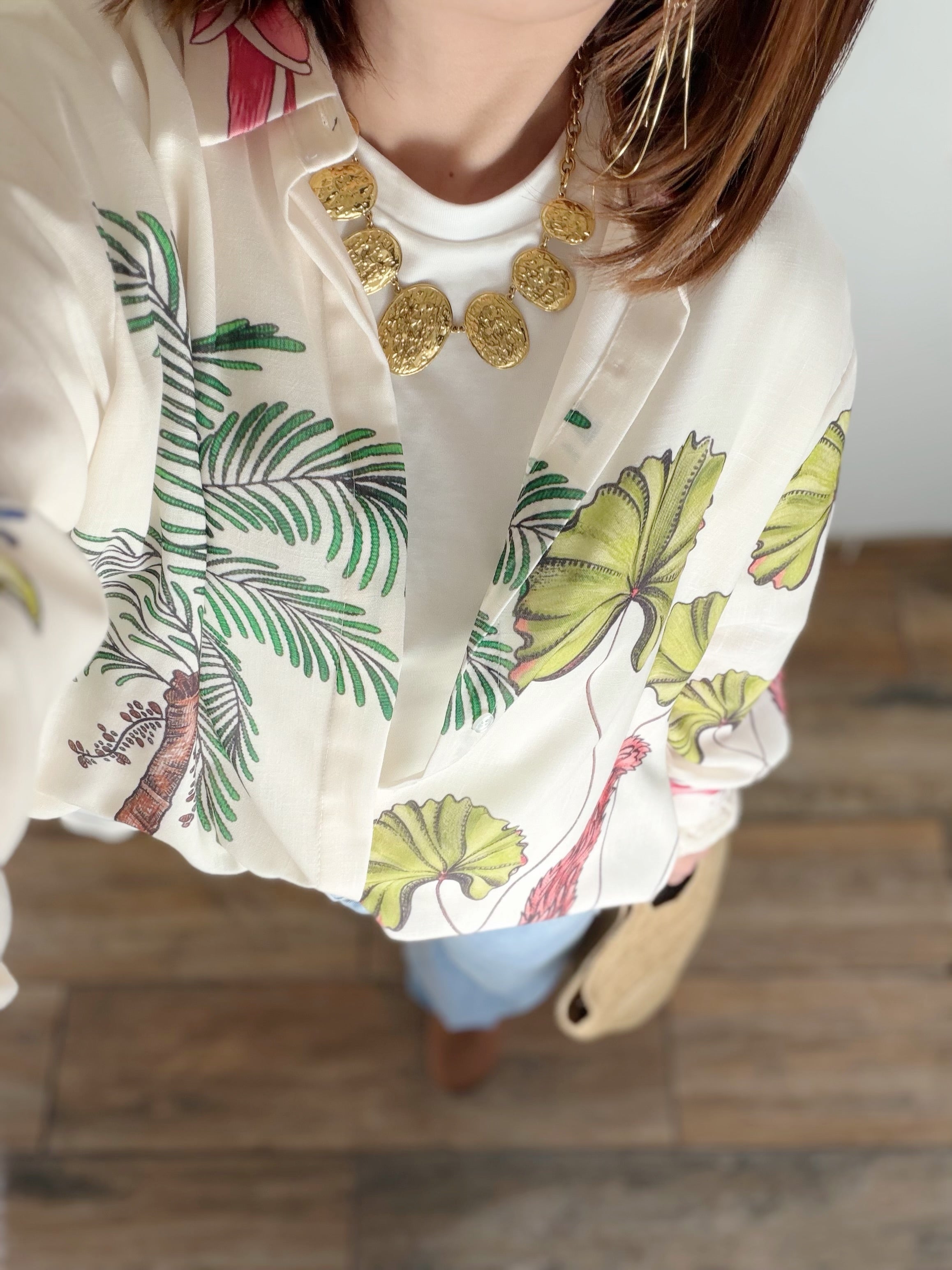 Chemise palmier
