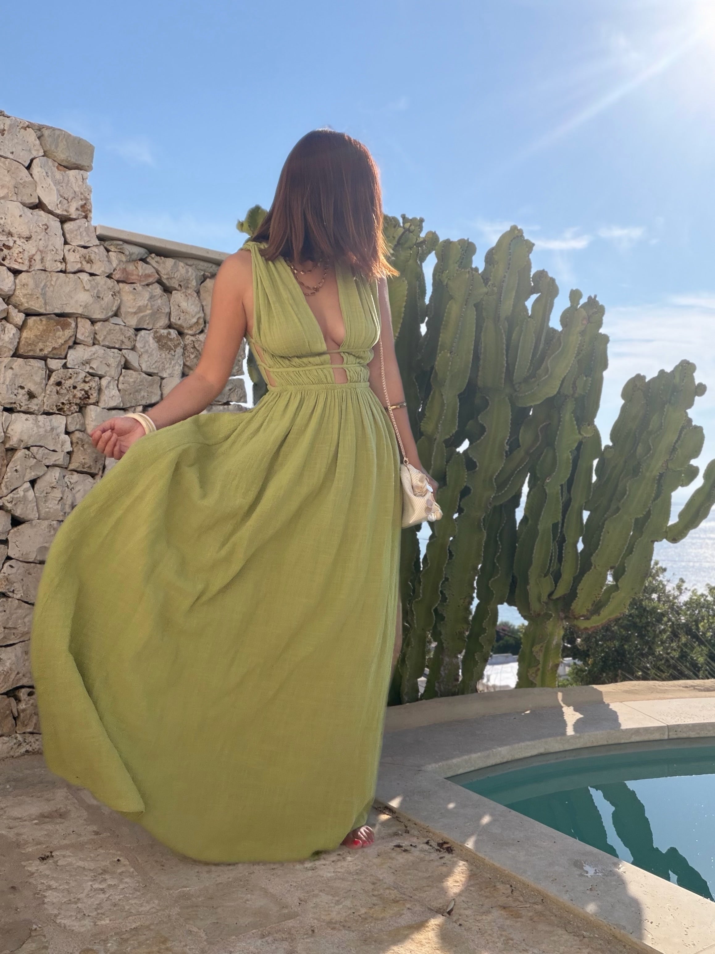 Robe verte