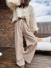 Charger l&#39;image dans la galerie, Pantalon rayures Choco
