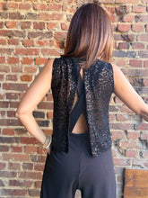 Charger l&#39;image dans la galerie, Combinaison noire à paillettes
