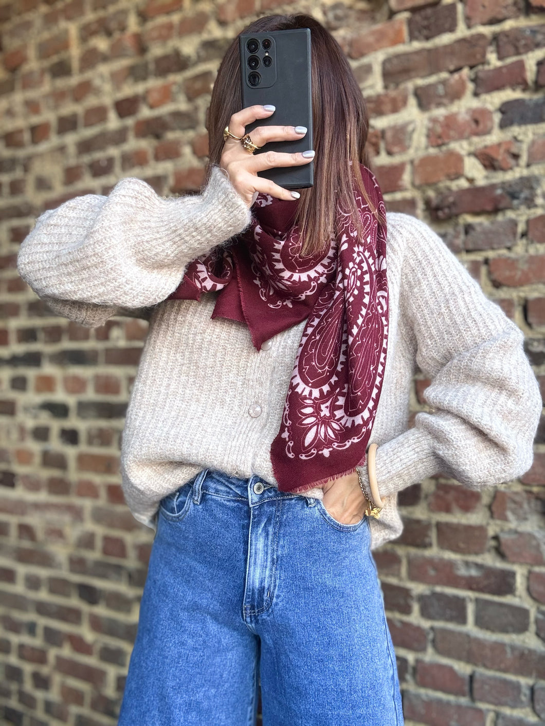 Gilet écru