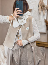 Charger l&#39;image dans la galerie, Cagoule écru et choco
