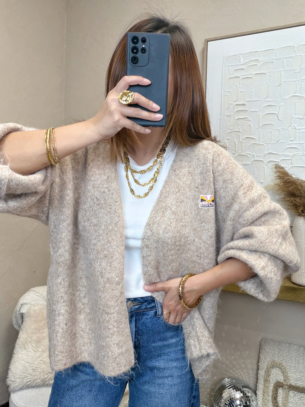 Gilet taupe