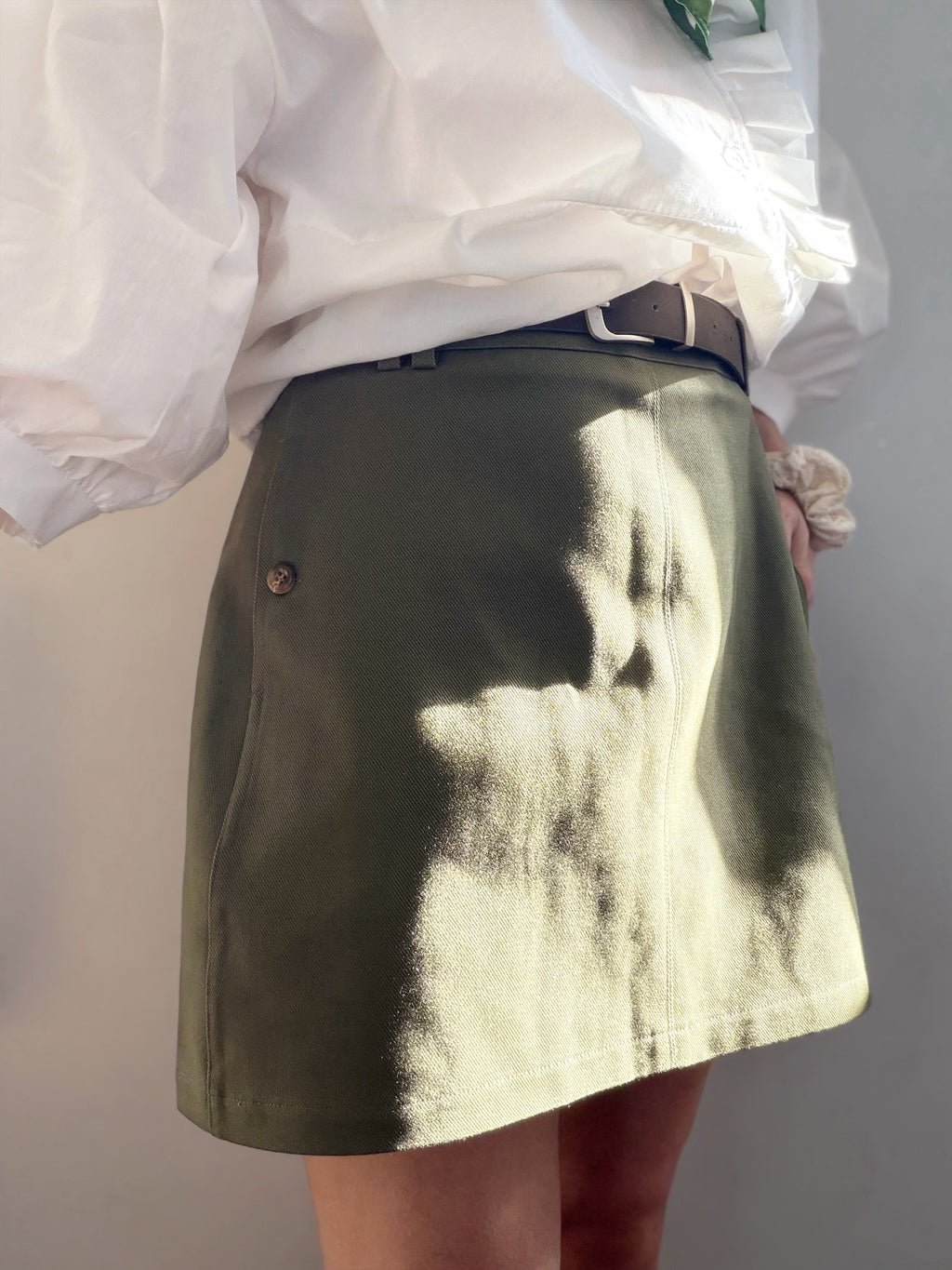 Jupe-short Kaki