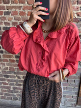 Charger l&#39;image dans la galerie, Blouse rouge pompéien
