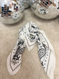 Foulard Bandana blanc