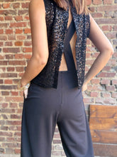 Charger l&#39;image dans la galerie, Combinaison noire à paillettes
