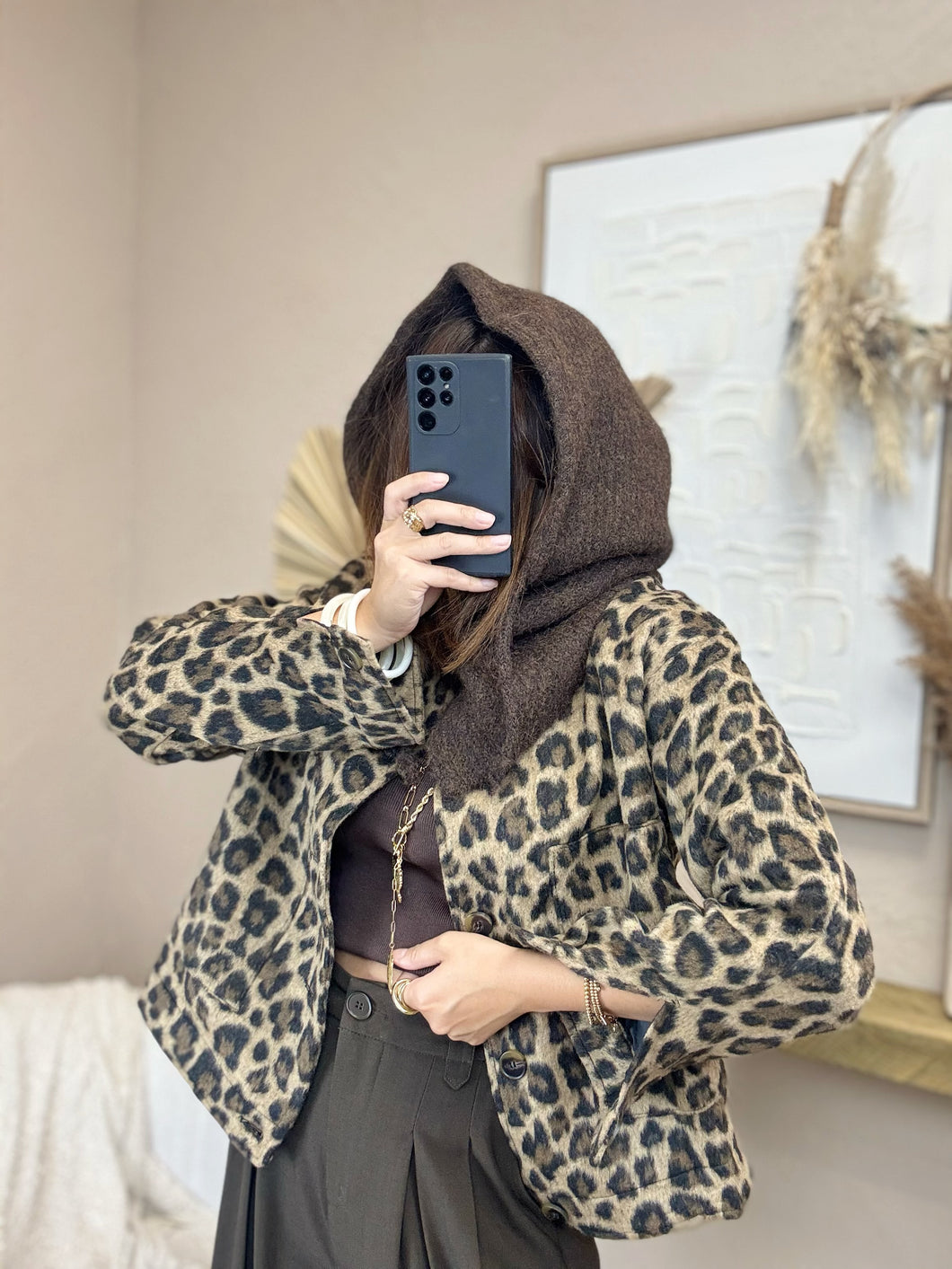 Blouson léopard ( sans cagoule)