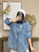 Charger l&#39;image dans la galerie, Veste Jean Oversize
