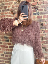 Charger l&#39;image dans la galerie, Pull plume choco
