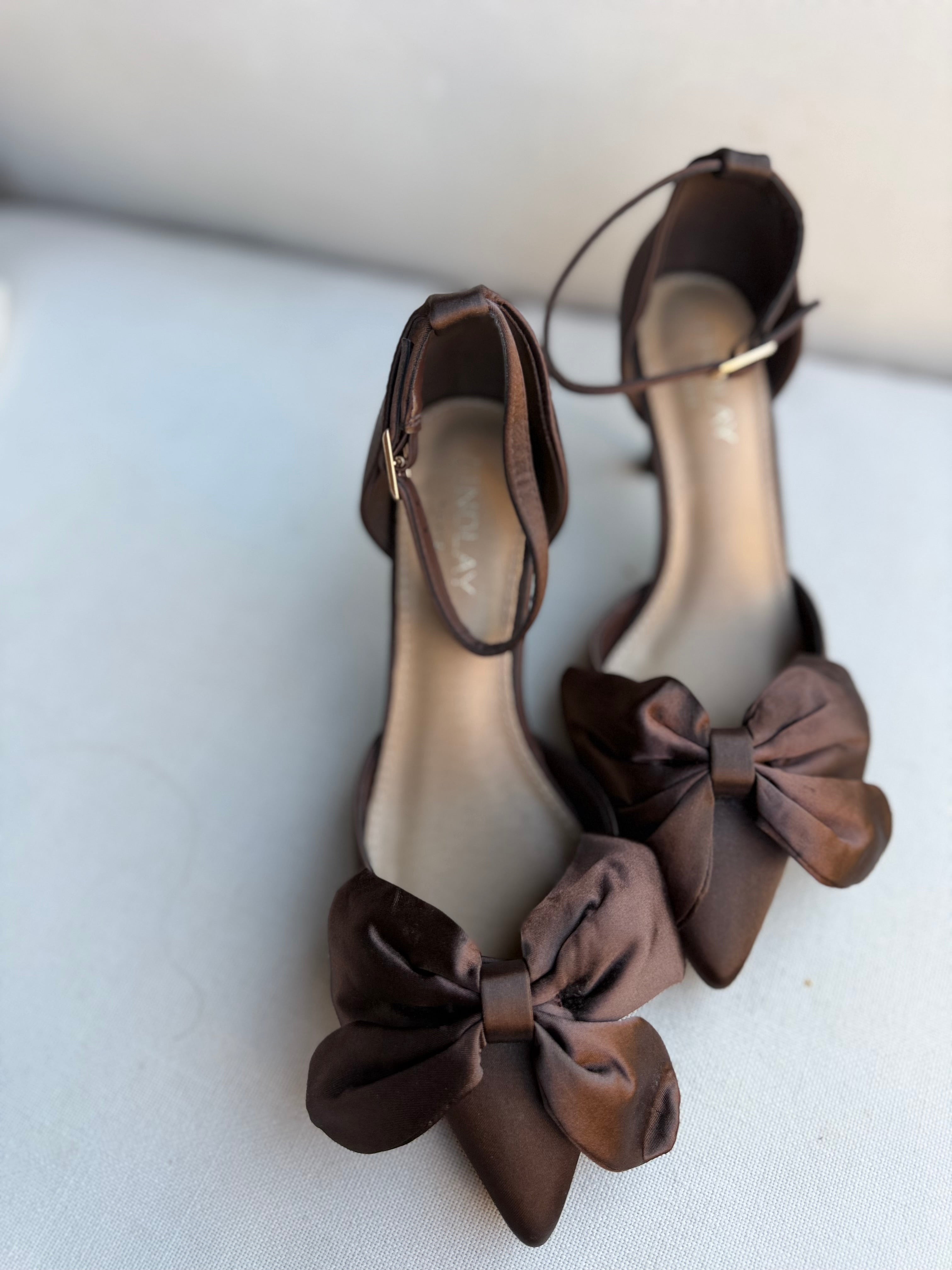 Sandales à talons choco