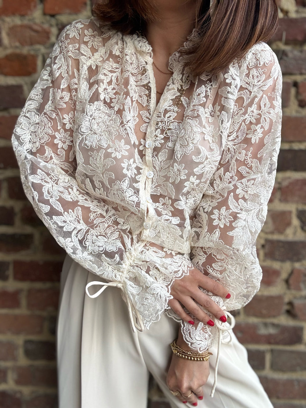 Blouse écrue