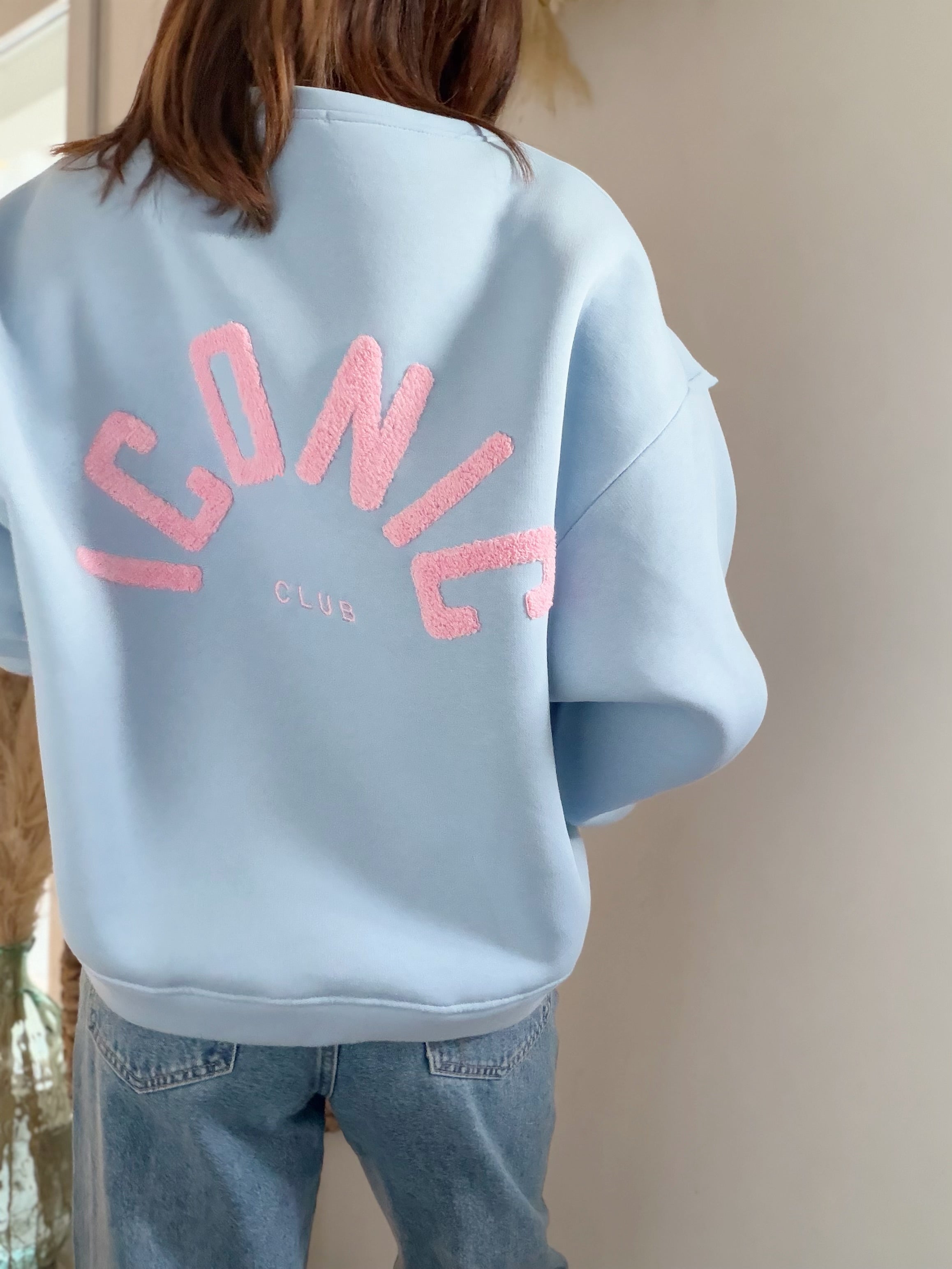 Sweat bleu Iconic