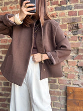Charger l&#39;image dans la galerie, Manteau laine choco
