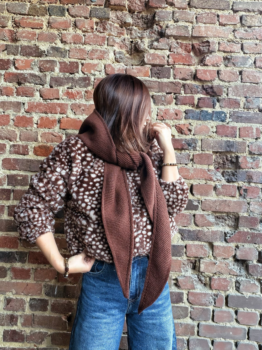 Veste fausse fourrure Bambi