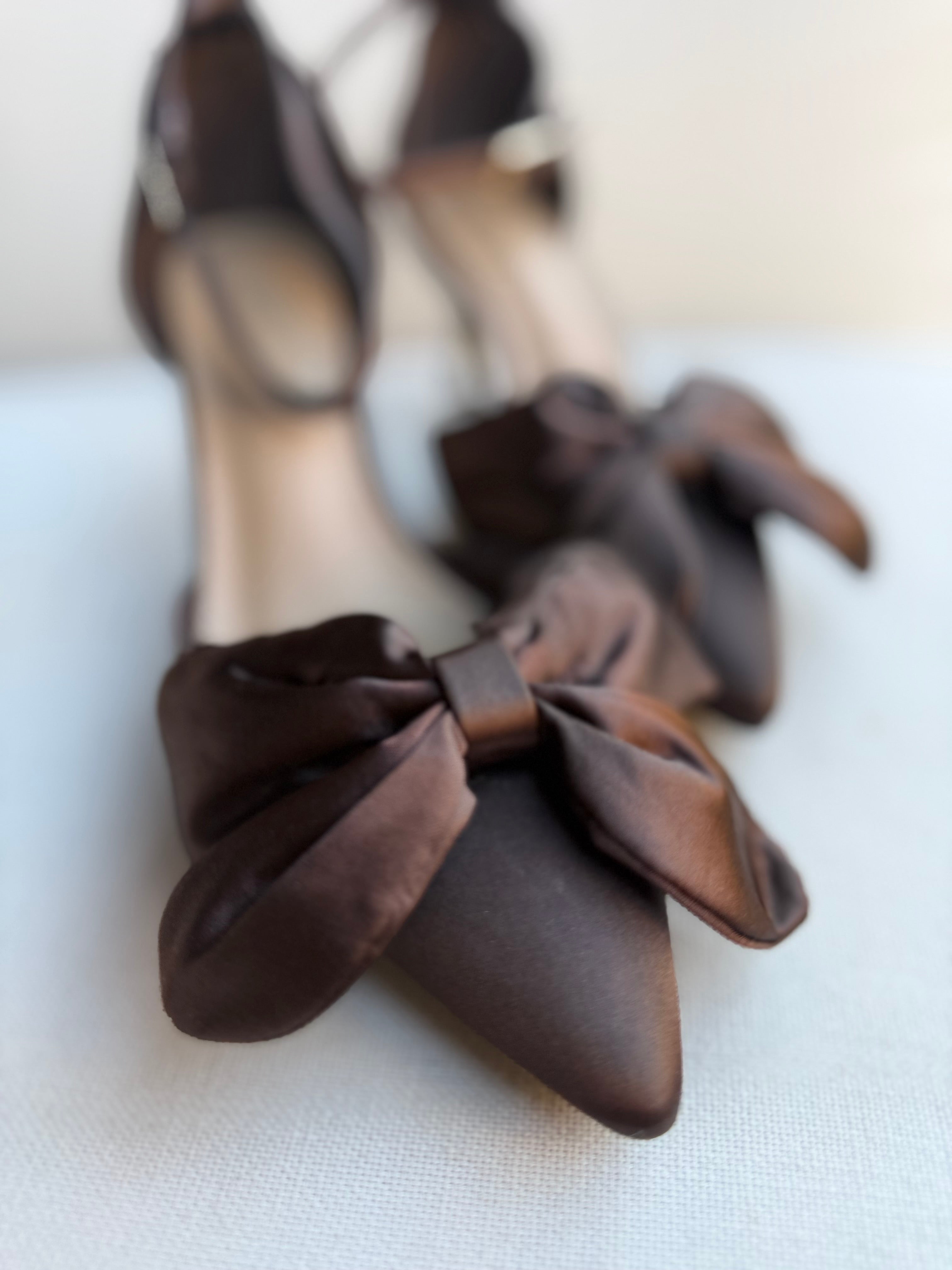 Sandales à talons choco