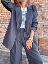 Charger l&#39;image dans la galerie, Blazer noir oversize
