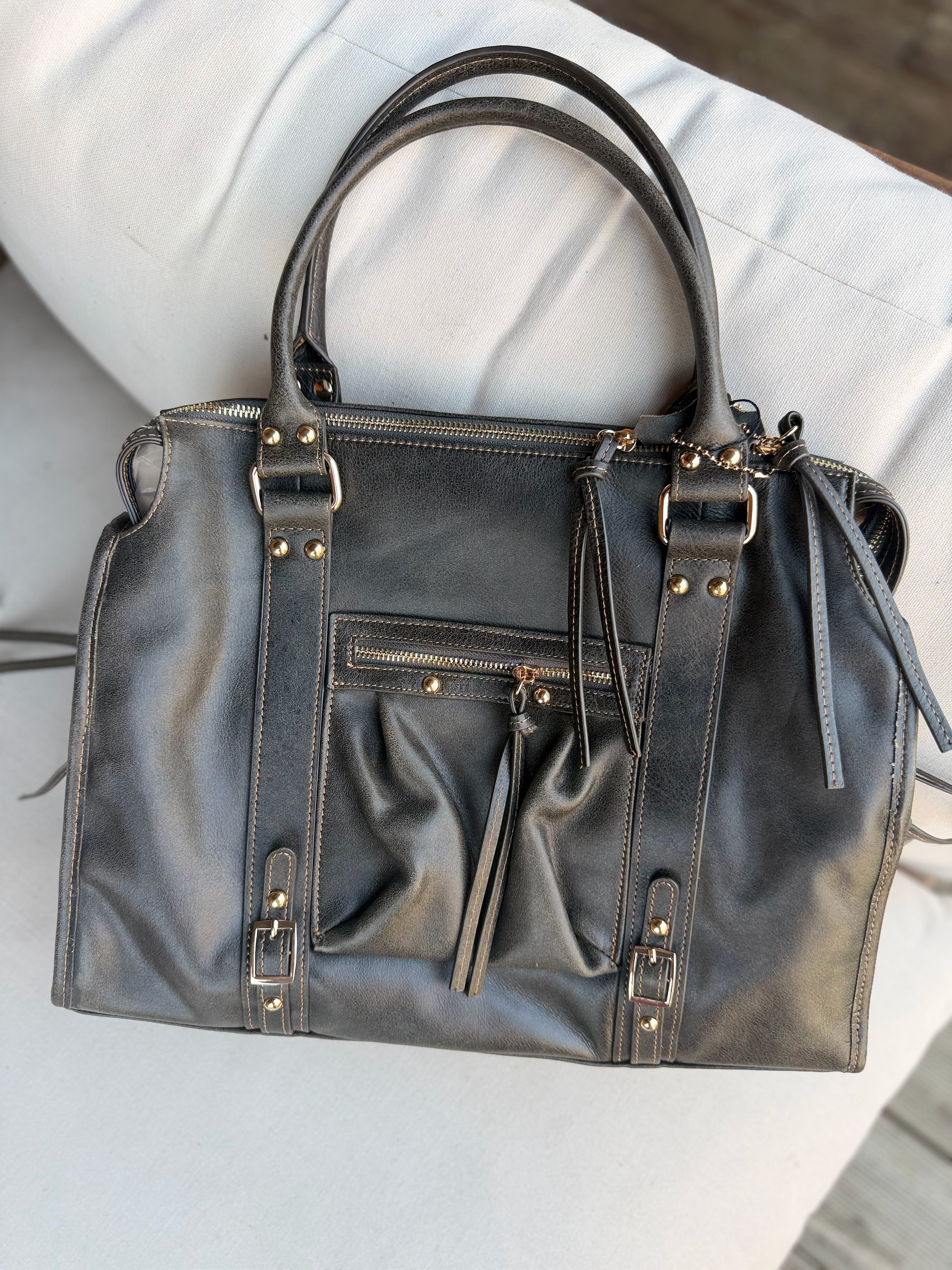 Sac de cours en version vintage XL