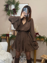 Charger l&#39;image dans la galerie, Robe choco à paillettes
