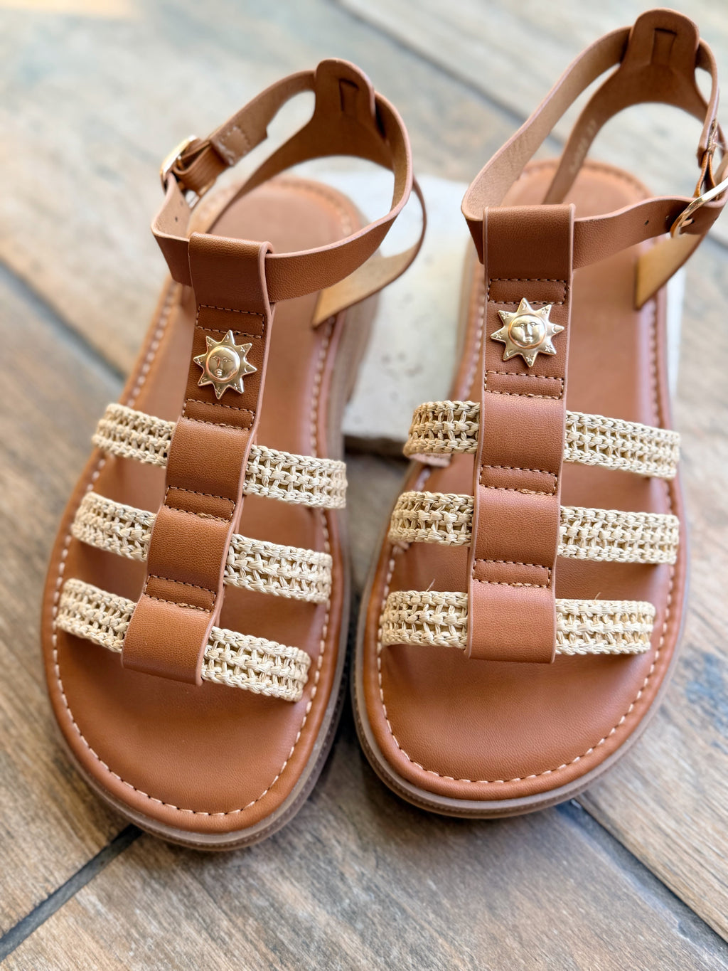 Sandales écrues