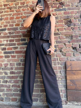 Charger l&#39;image dans la galerie, Combinaison noire à paillettes

