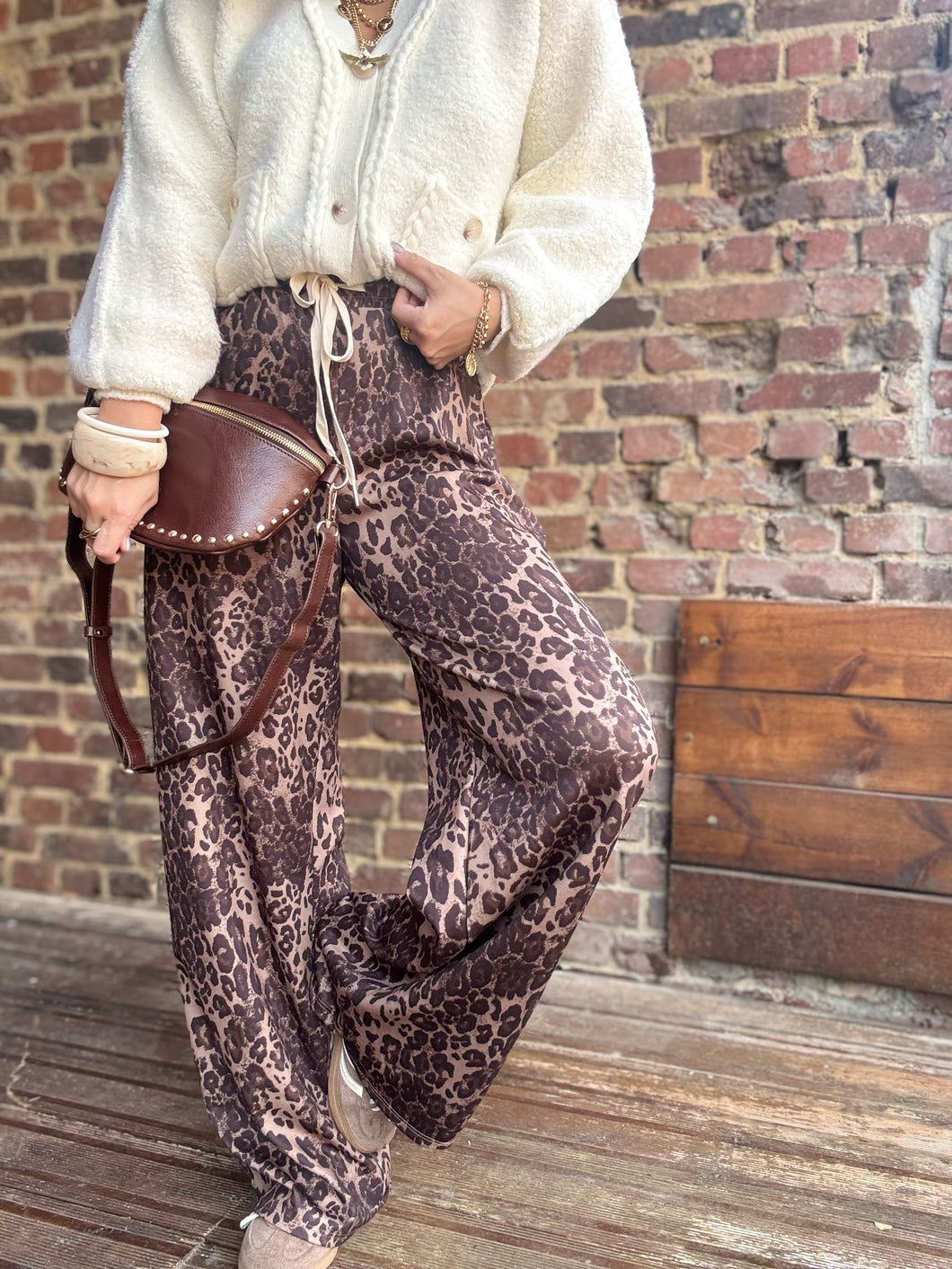 Pantalon léopard