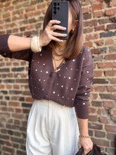 Charger l&#39;image dans la galerie, Gilet choco à clous
