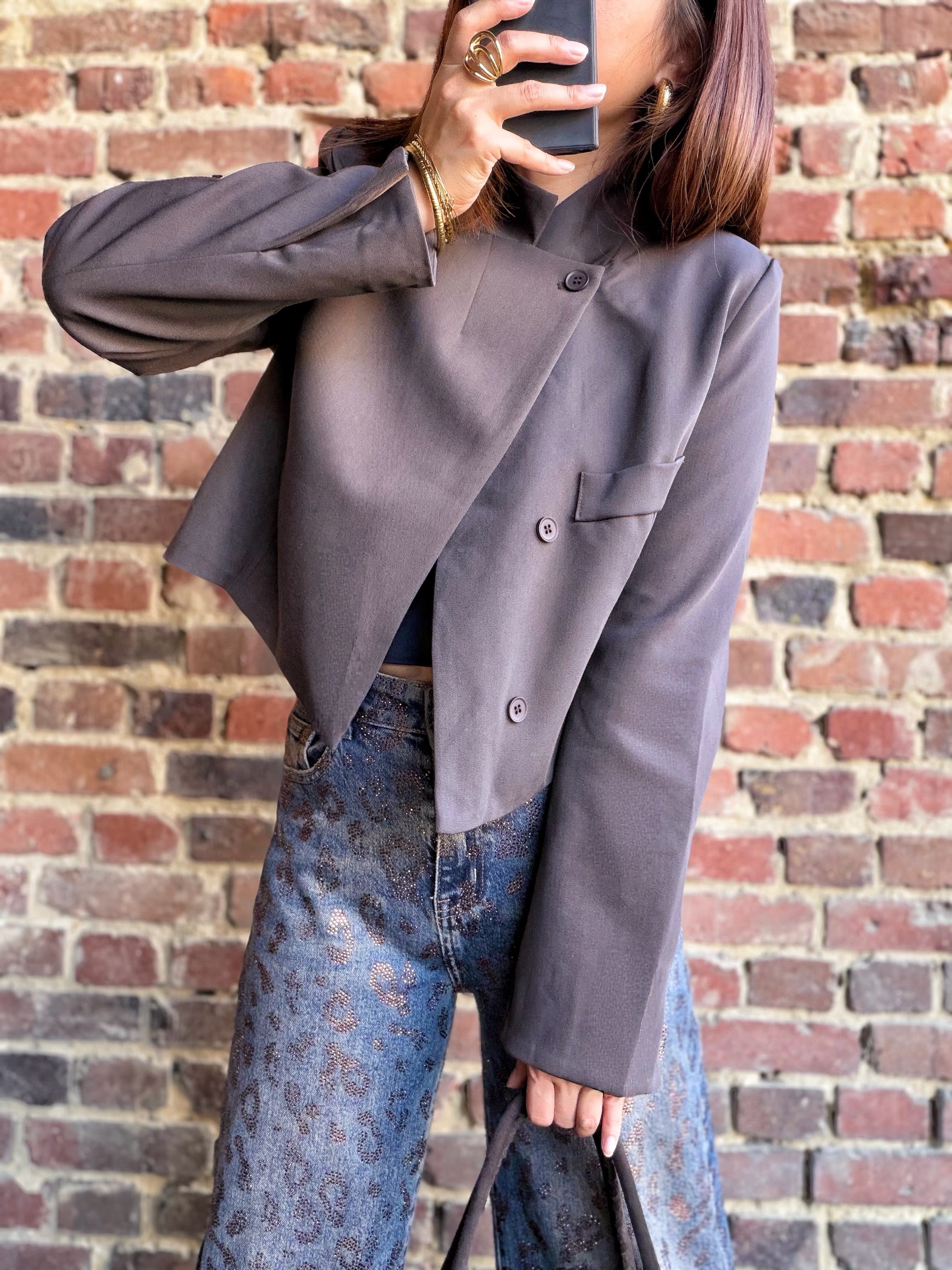 Veste courte choco