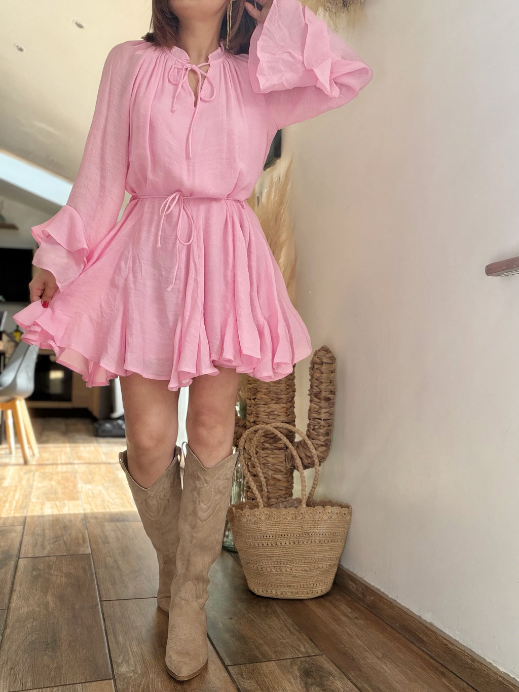 Robe rose