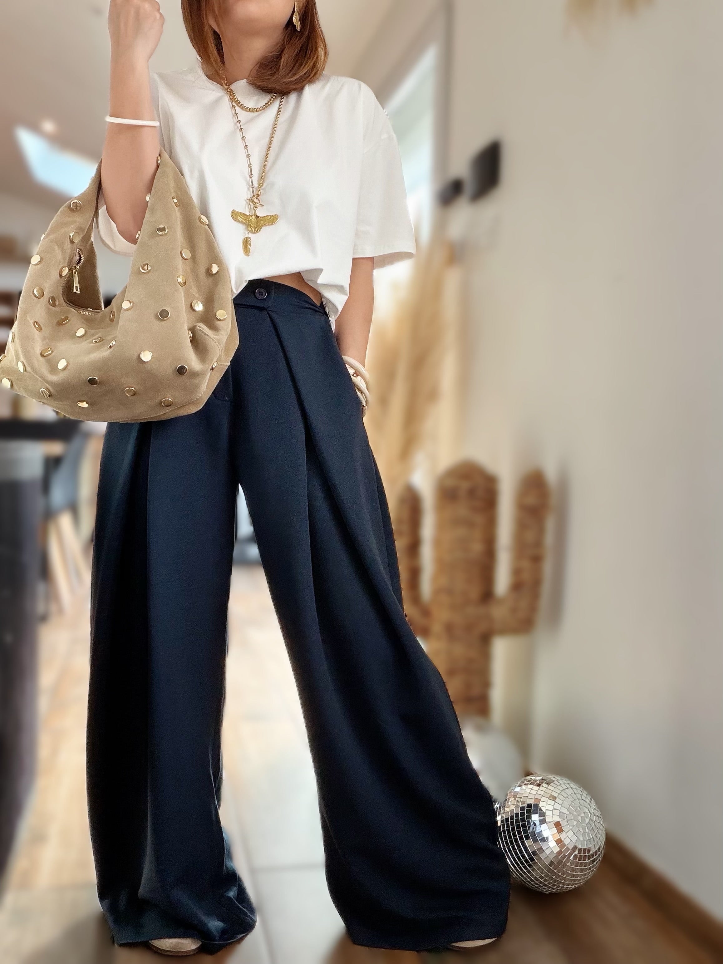 Pantalon bleu marine