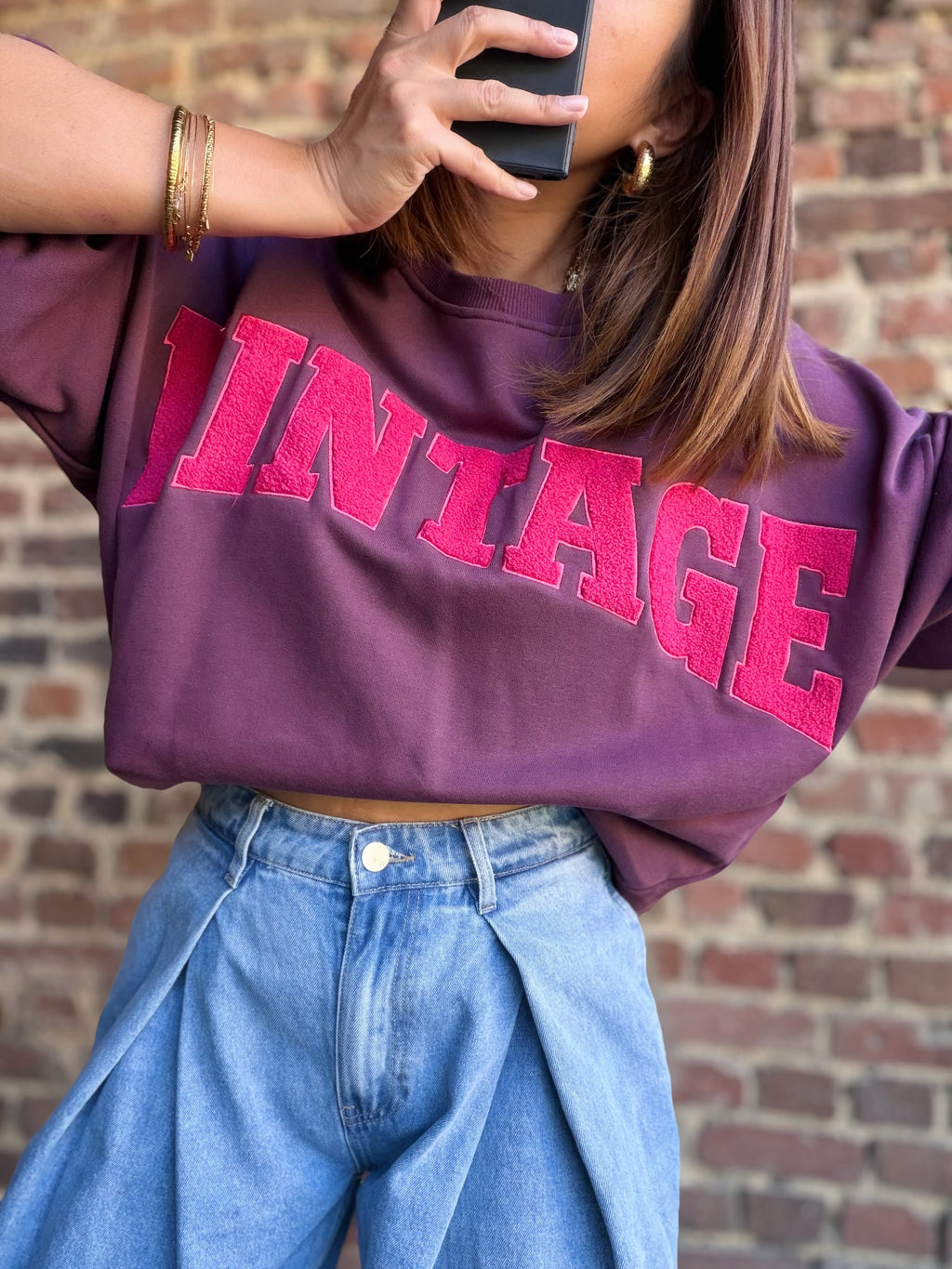 Sweat Vintage violet