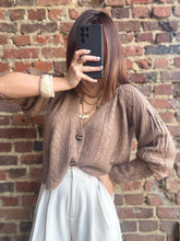 Charger l&#39;image dans la galerie, Gilet camel col V
