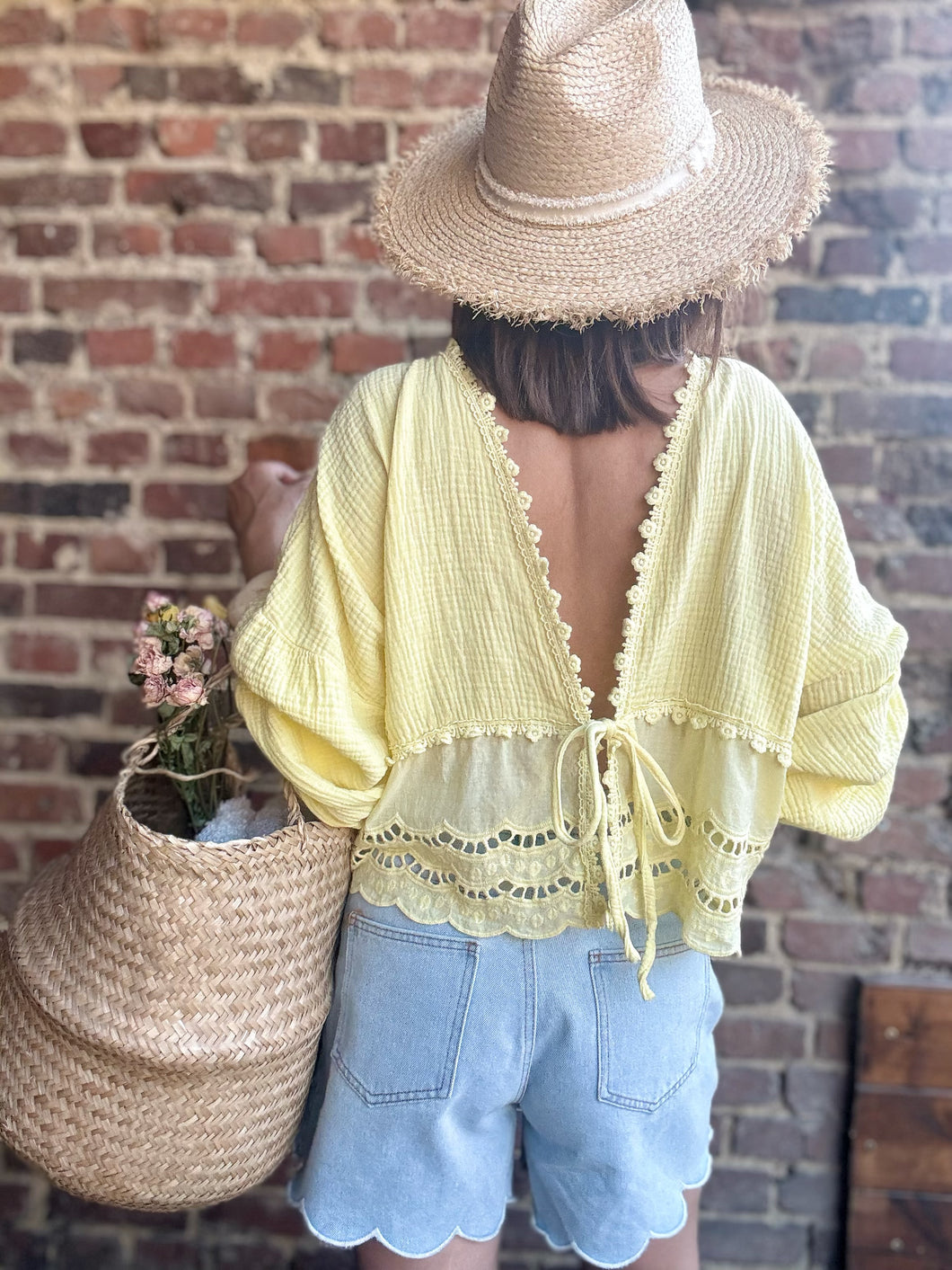 Blouse jaune